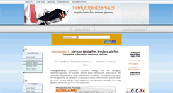 Desktop Screenshot of firmyogloszenia.pl