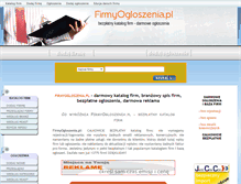 Tablet Screenshot of firmyogloszenia.pl